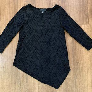 Karen Kane Velvet Burnout Asymmetric Top